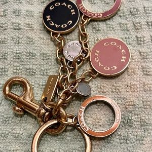 Coach Charm Keychain Bag Charm